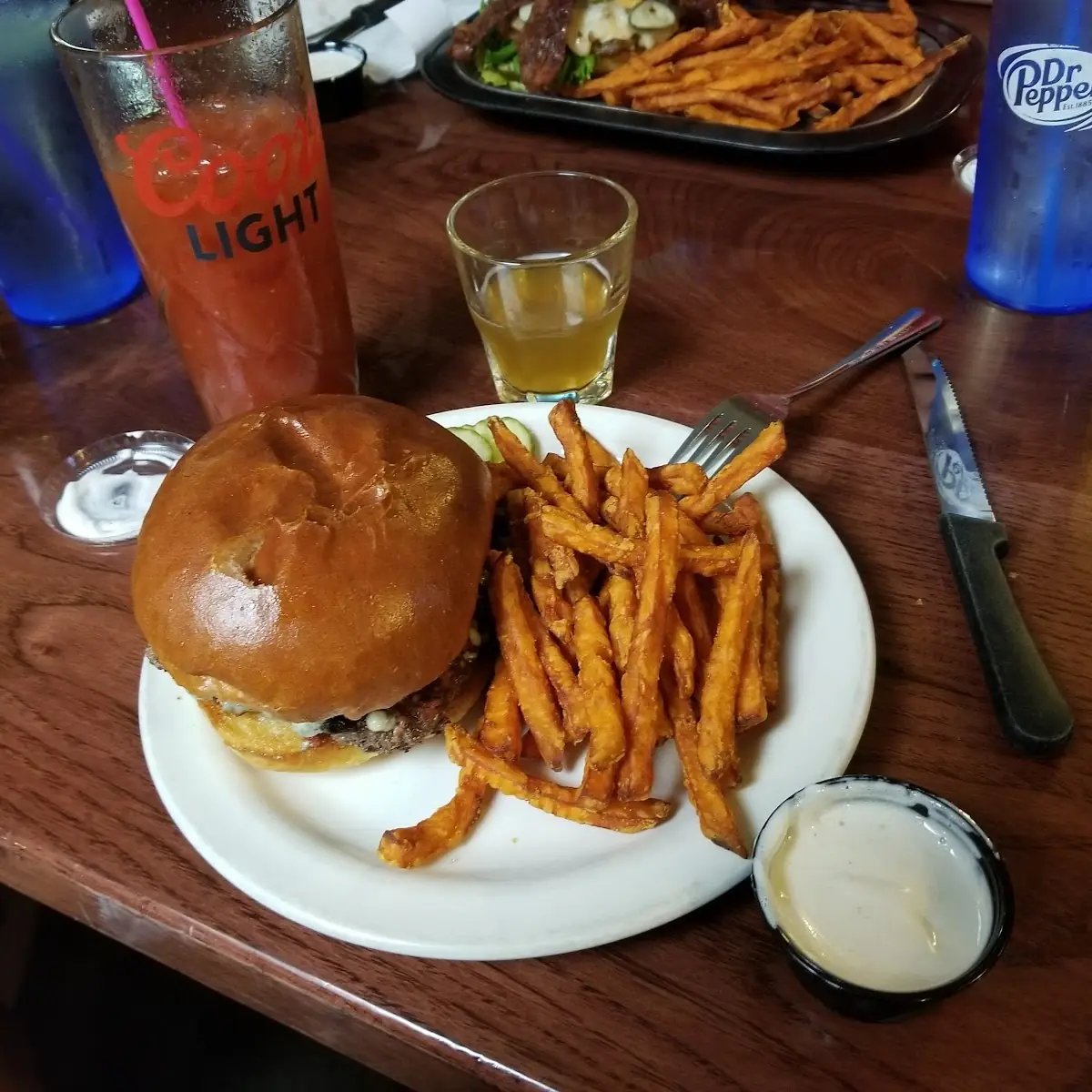 Black and Blue Burger