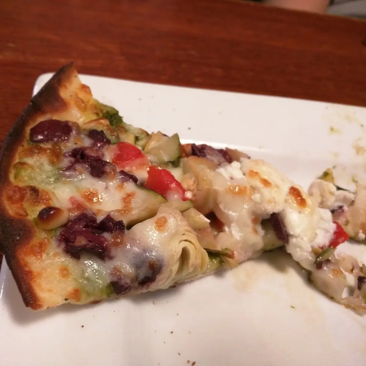 Pesto Veggie Wood Fired Pizza