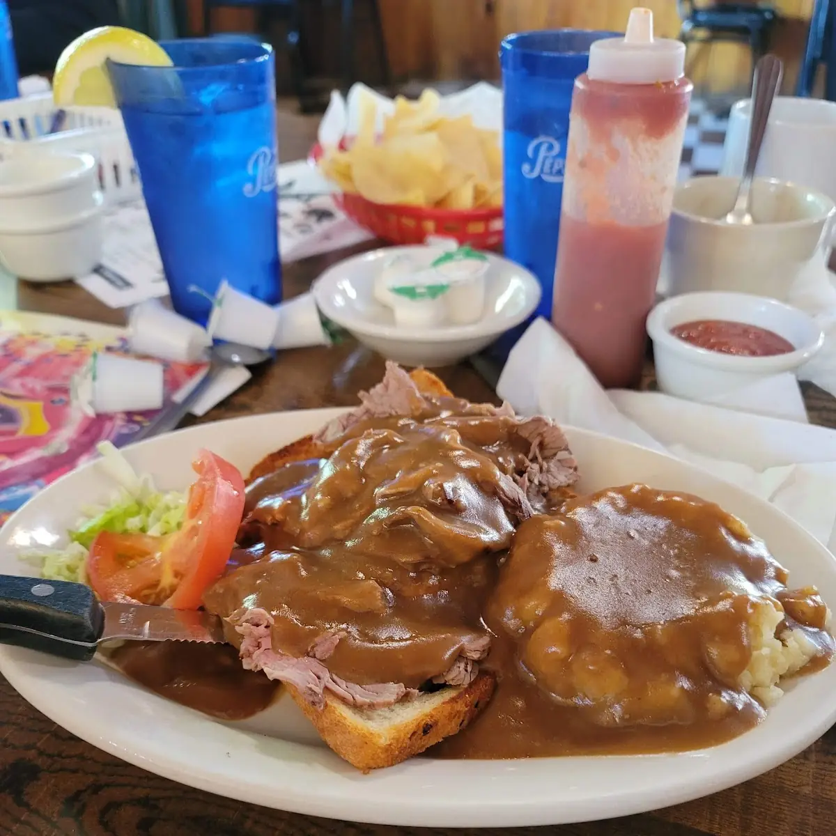 Hot Roast Beef Sandwich