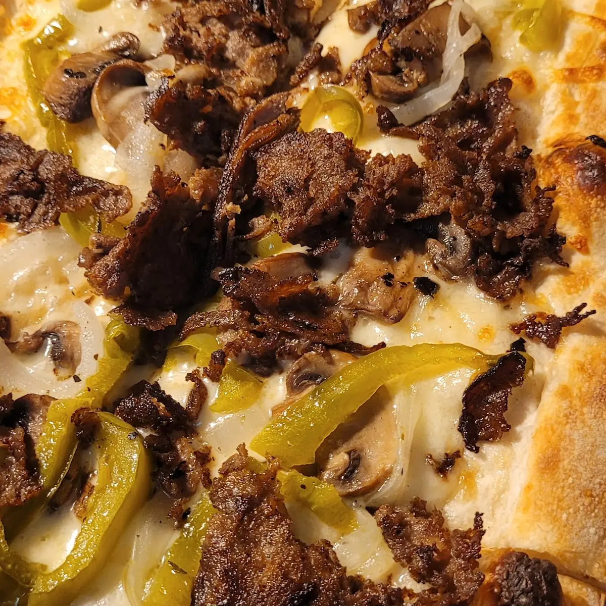 Philly Cheesesteak Pizza