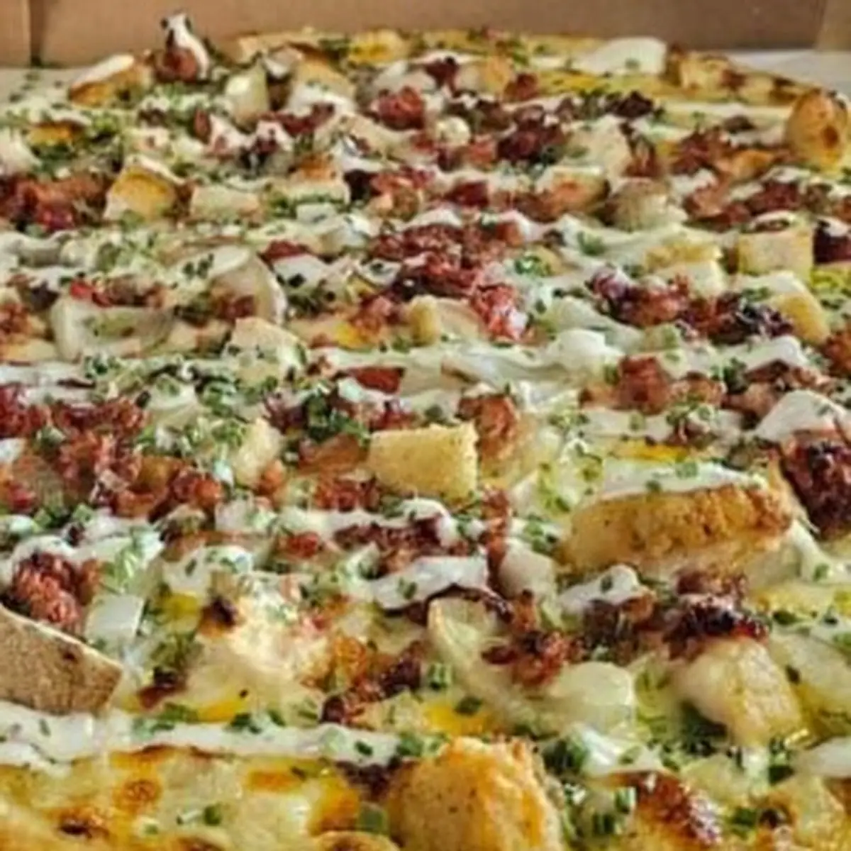 Chicken Bacon Ranch Pizza