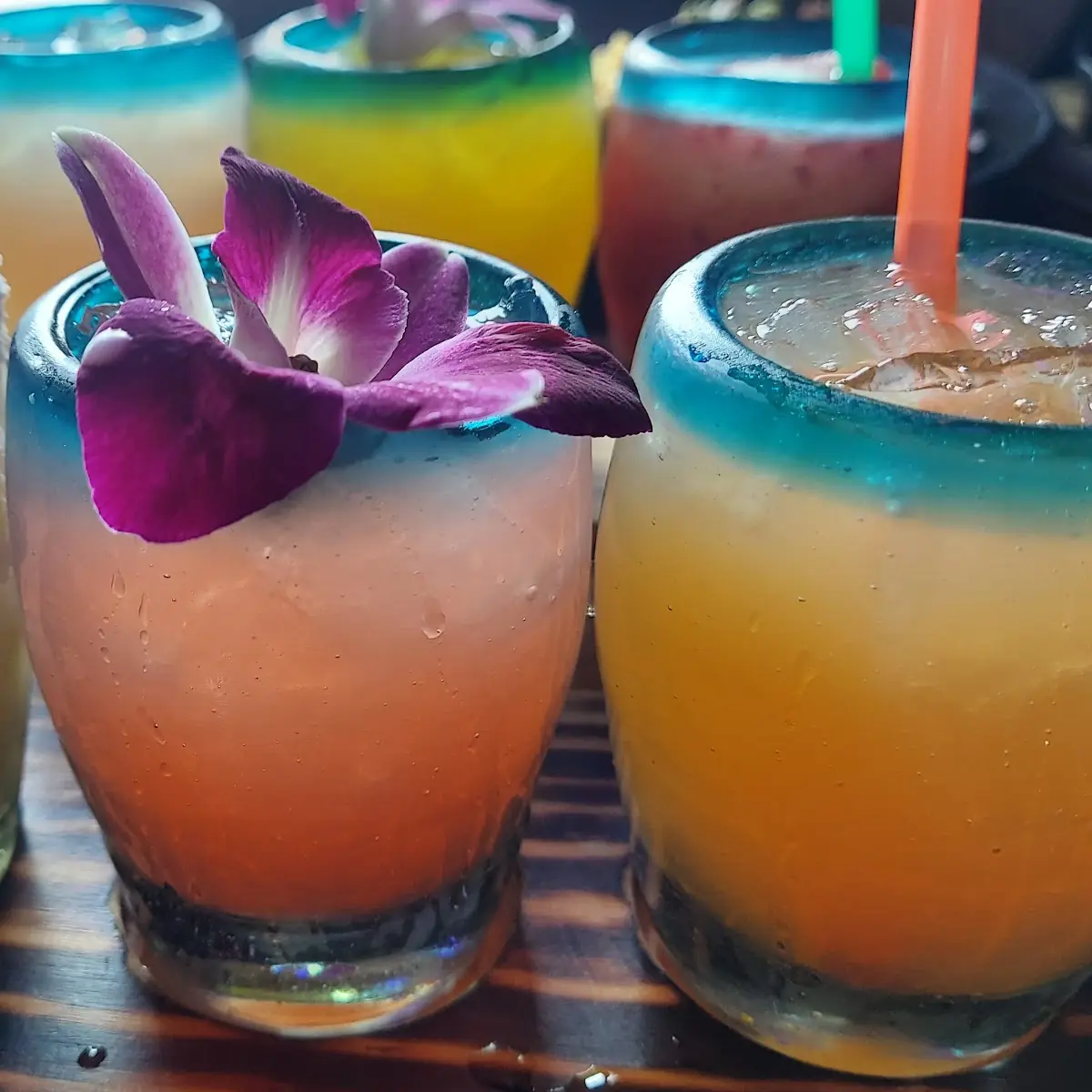 Margarita Flight Coco Loco Passion Fruit Spicy Mango