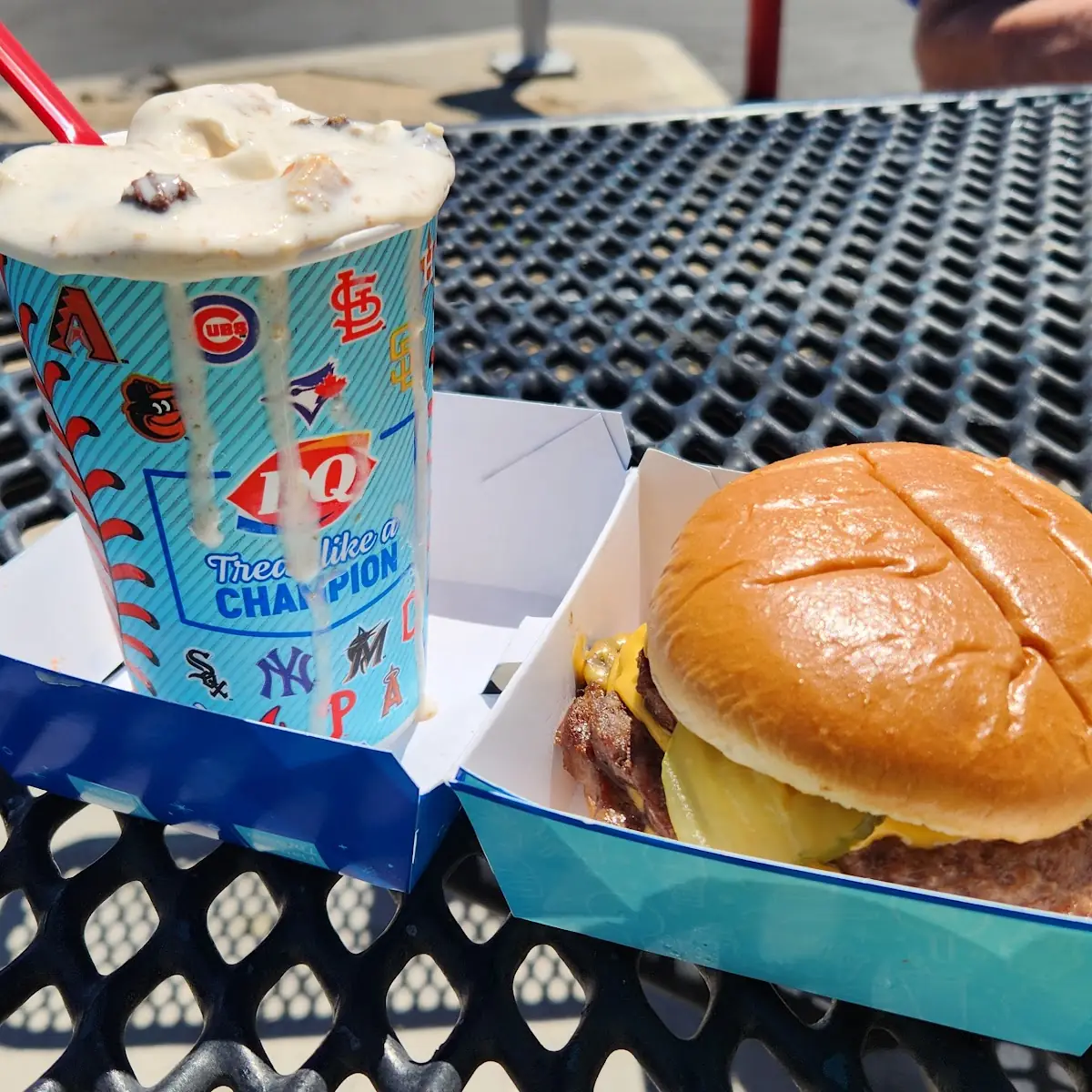 Triple Cheeseburger with Blizzard