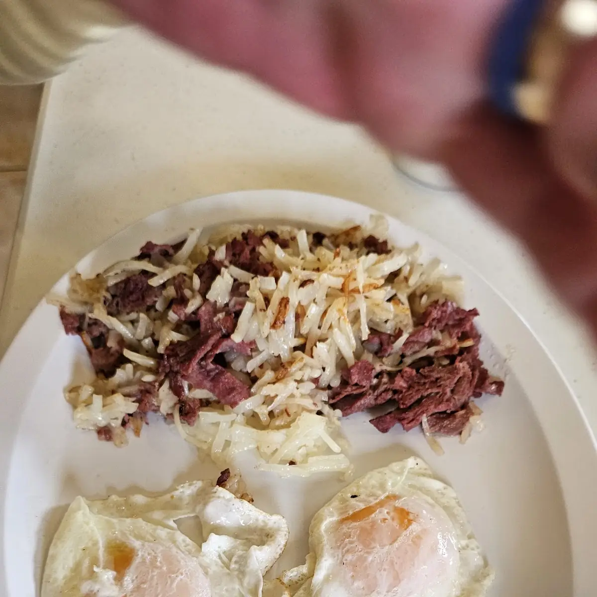 Corned Beef Hash & Eggs