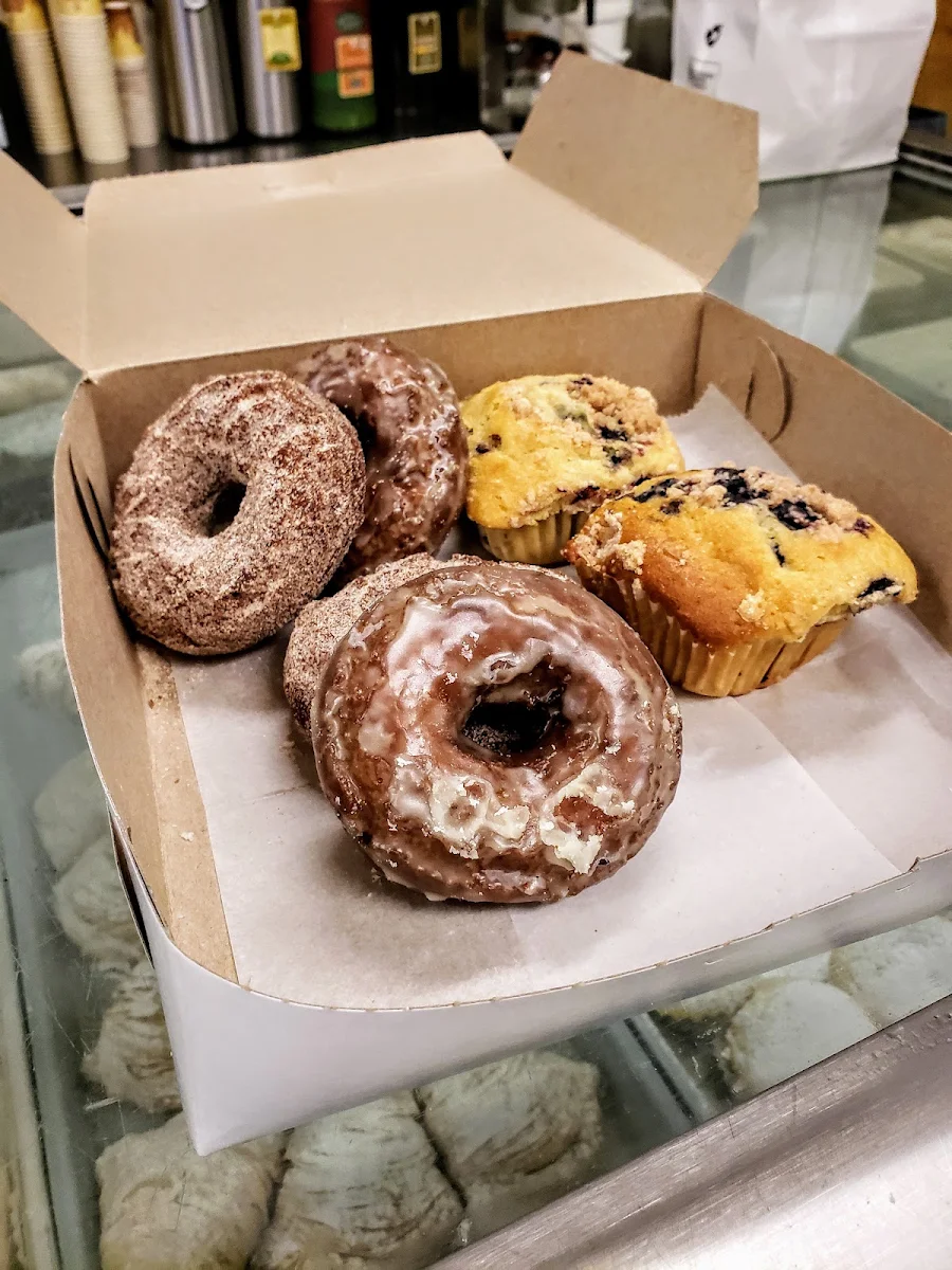 Apple Cider Donuts in Two Varieties Glazed and Sugared