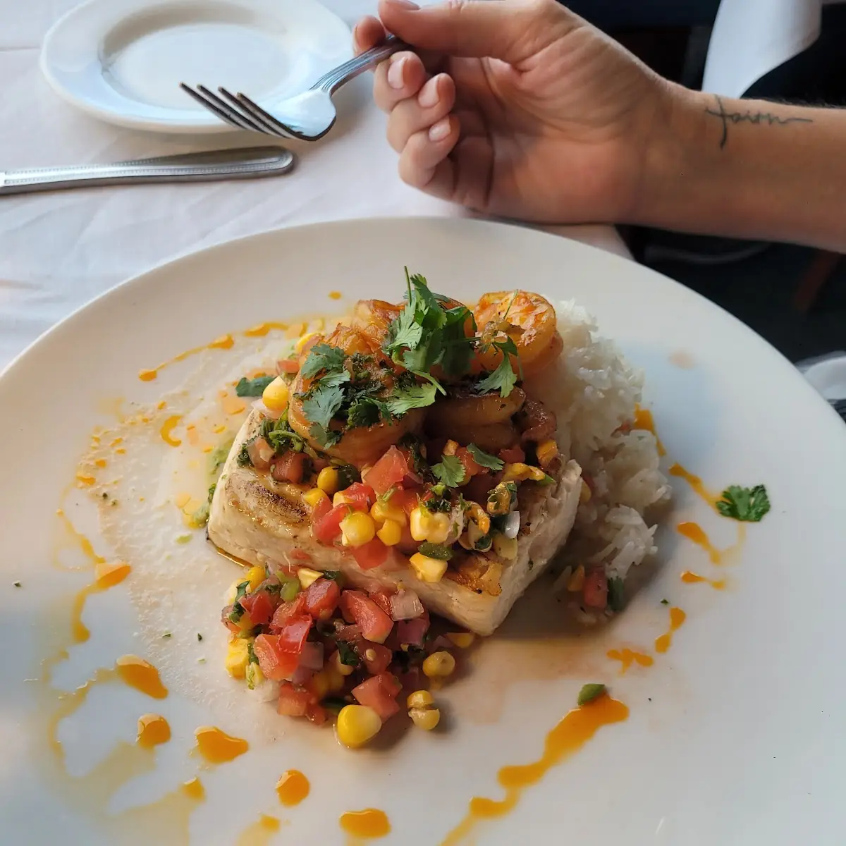 Floribbean Mahi - Mahi & Sauteed Shrimp