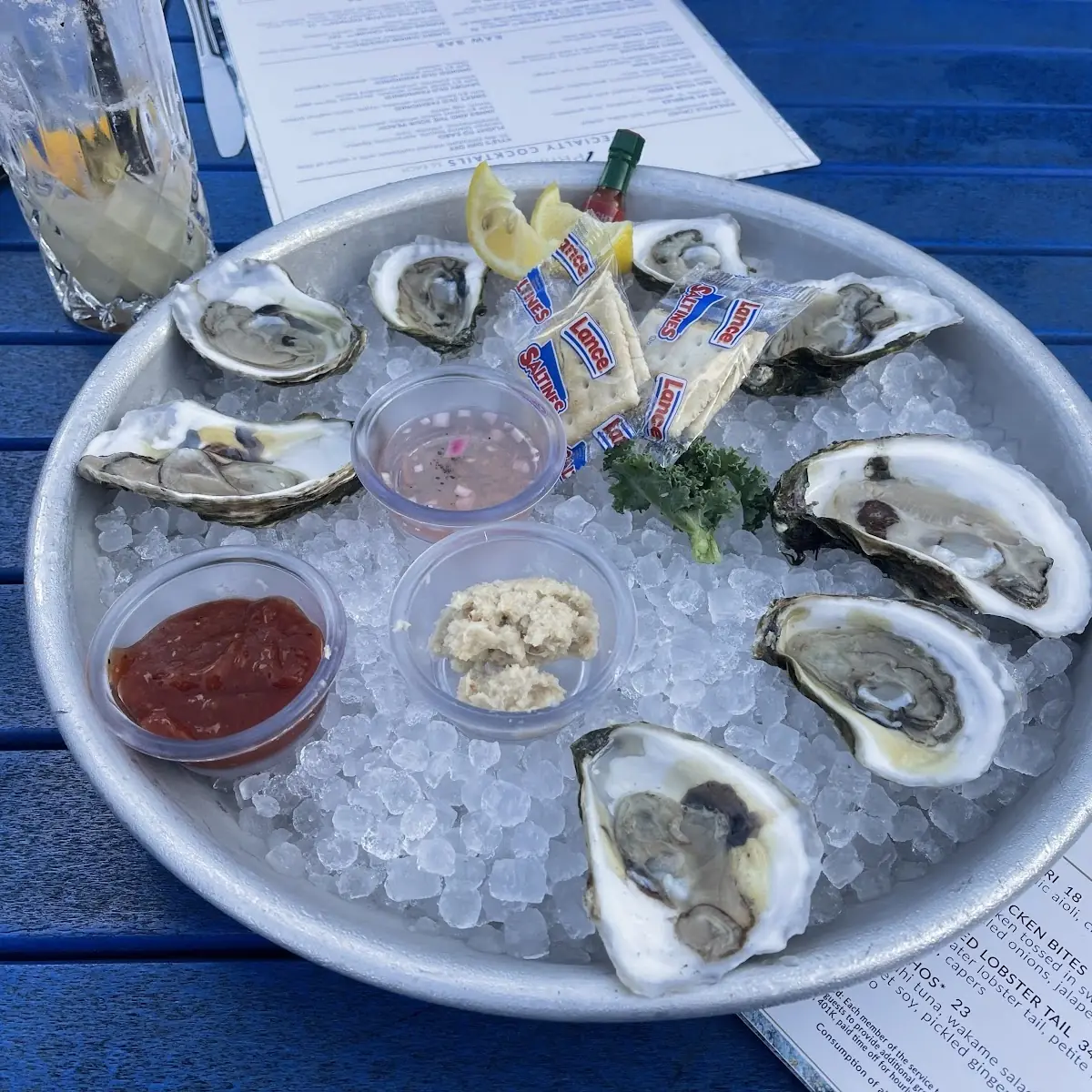 Half-A-Dozen Oysters on the Half Shell