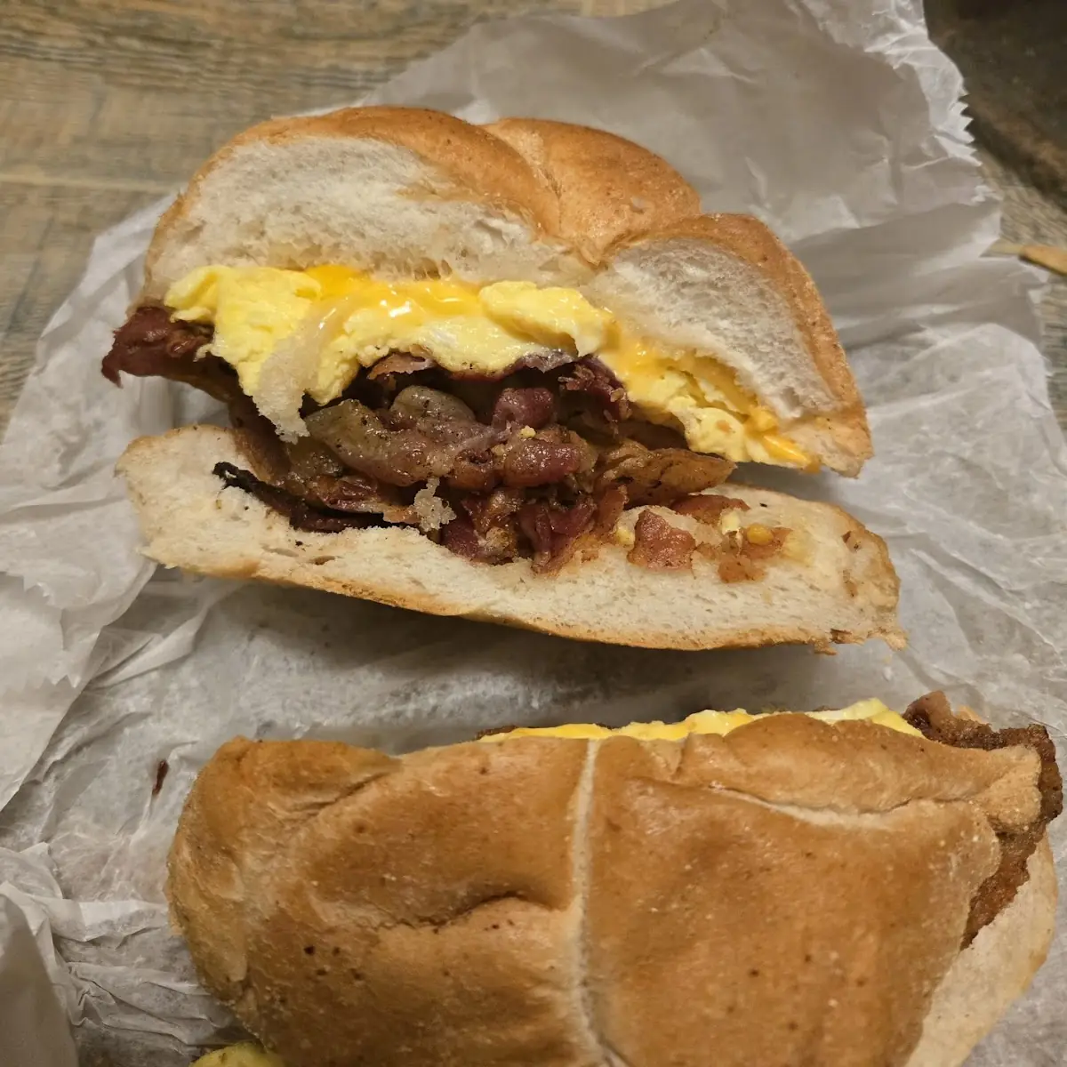 Bacon Egg and Cheese Sandwich