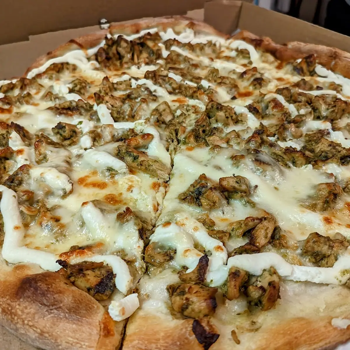Chicken Pesto Pizza