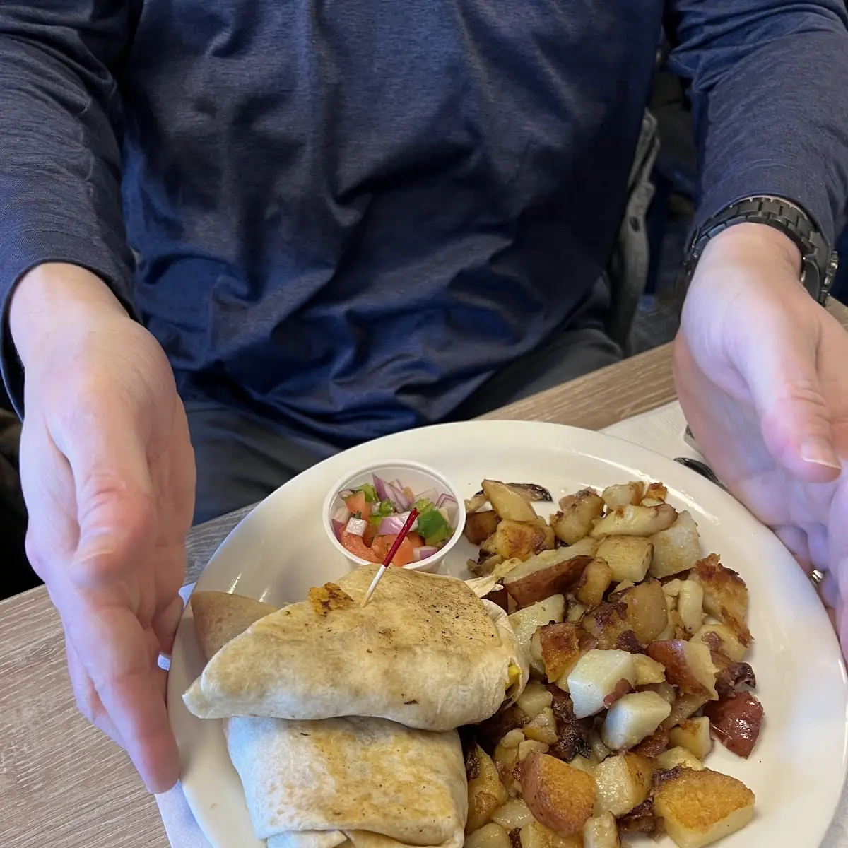 Grilled Breakfast Burrito