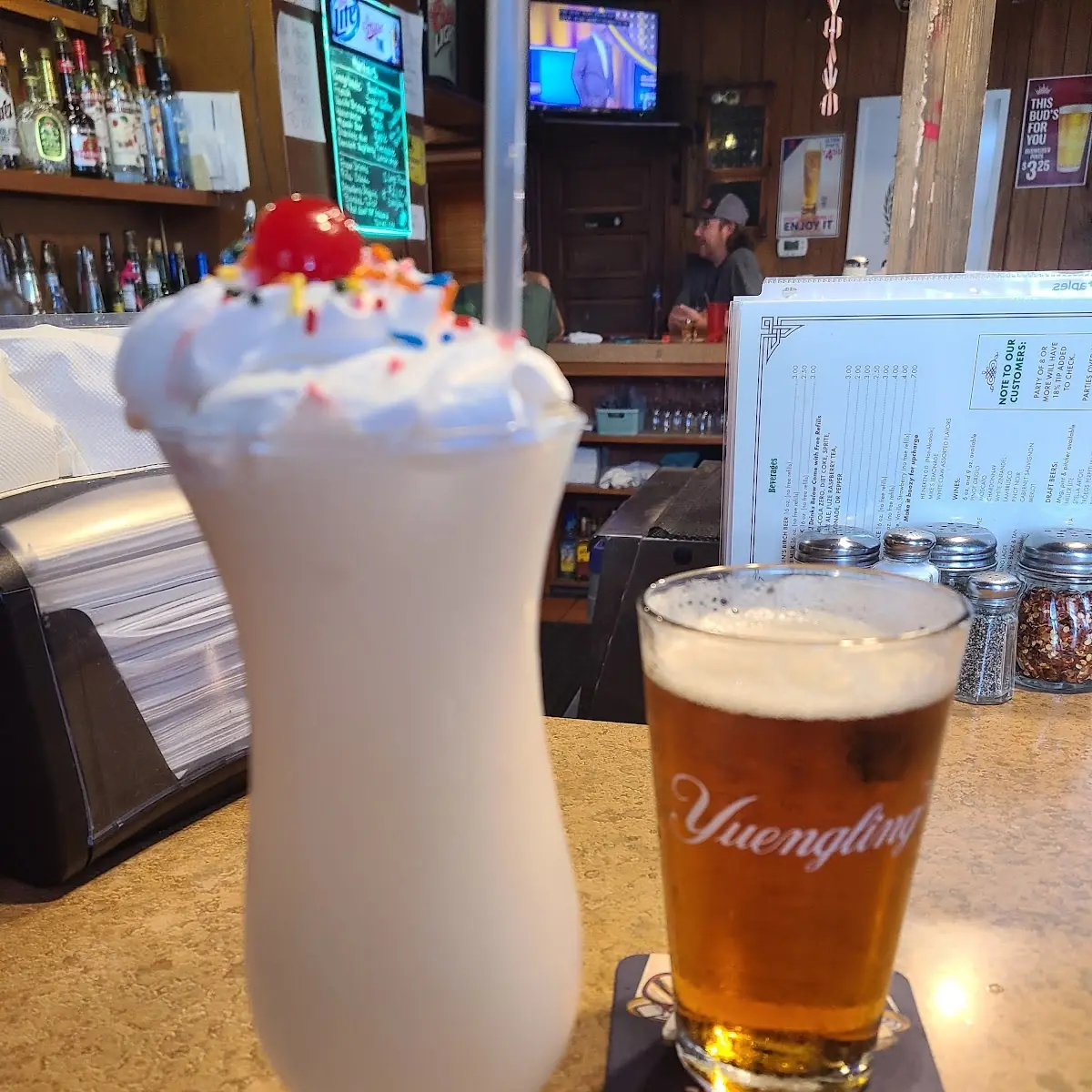 Pina Colada and Yuengling