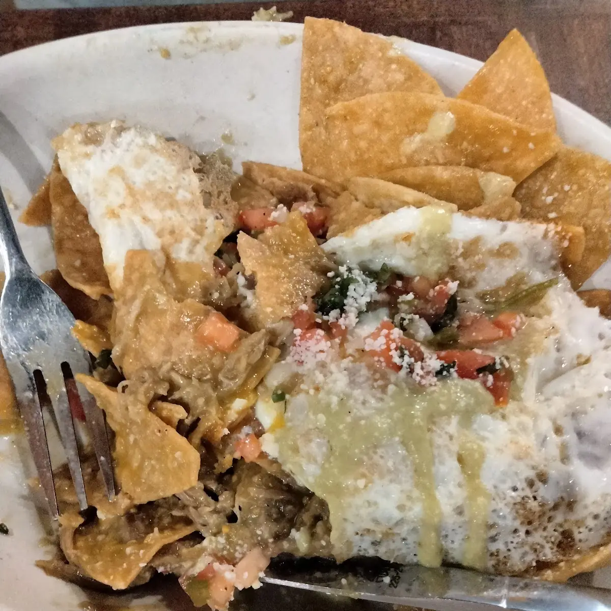 Pulled Pork Chilaquiles