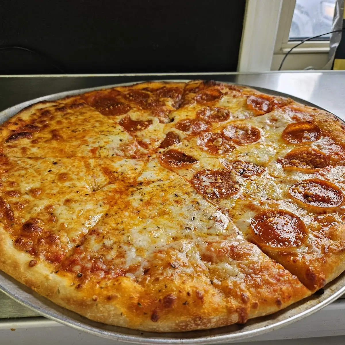 Cheese and Pepperoni Pizza
