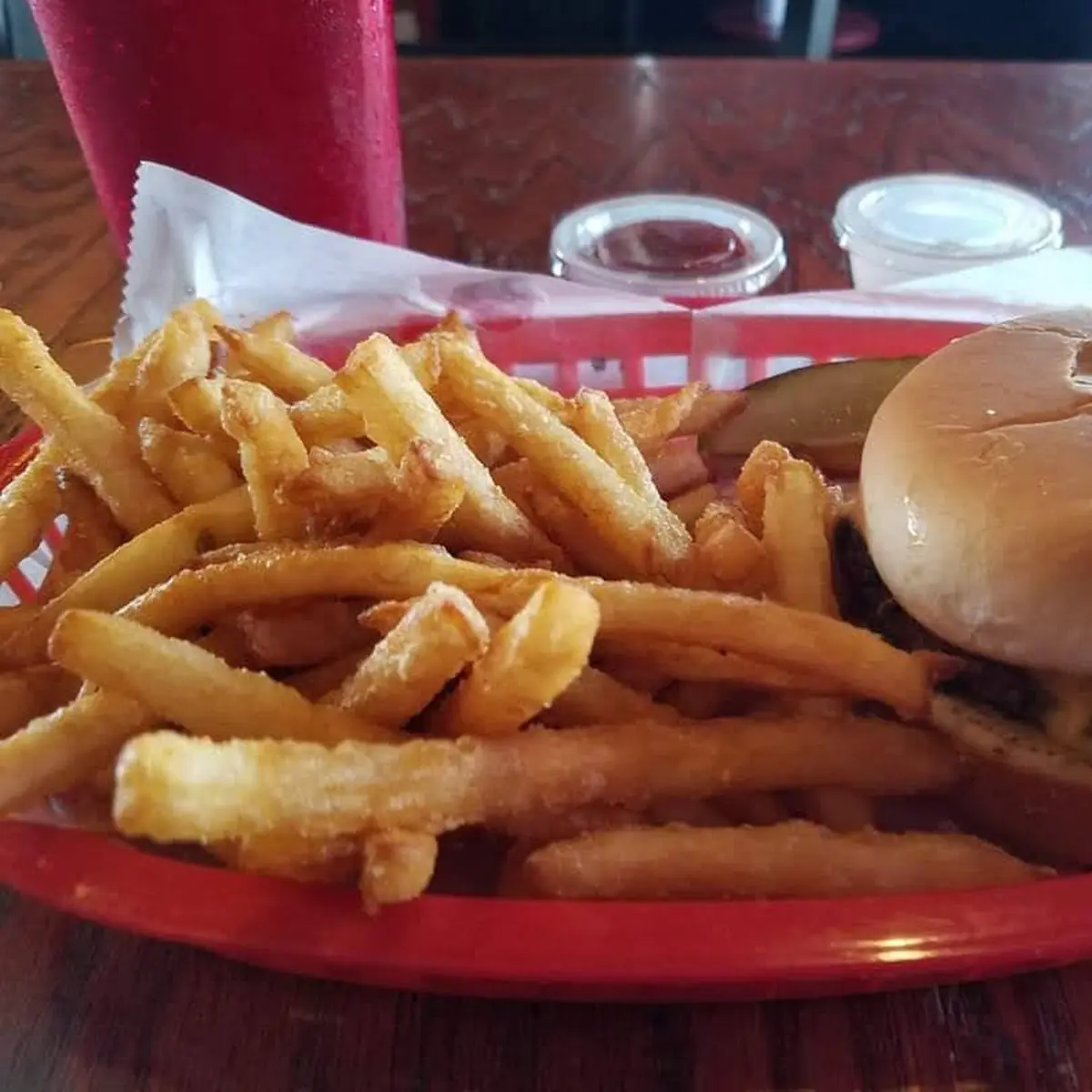 Cheeseburger and French Fries