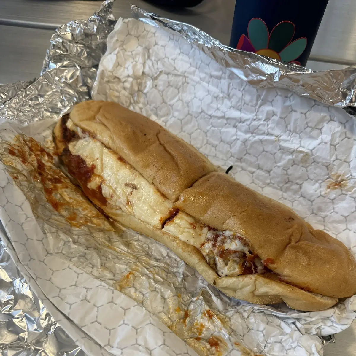 Meatball Parmigiana Sub