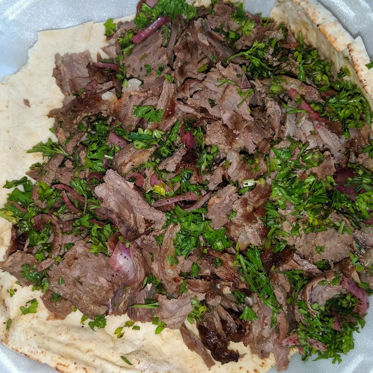Beef Shawarma Platter