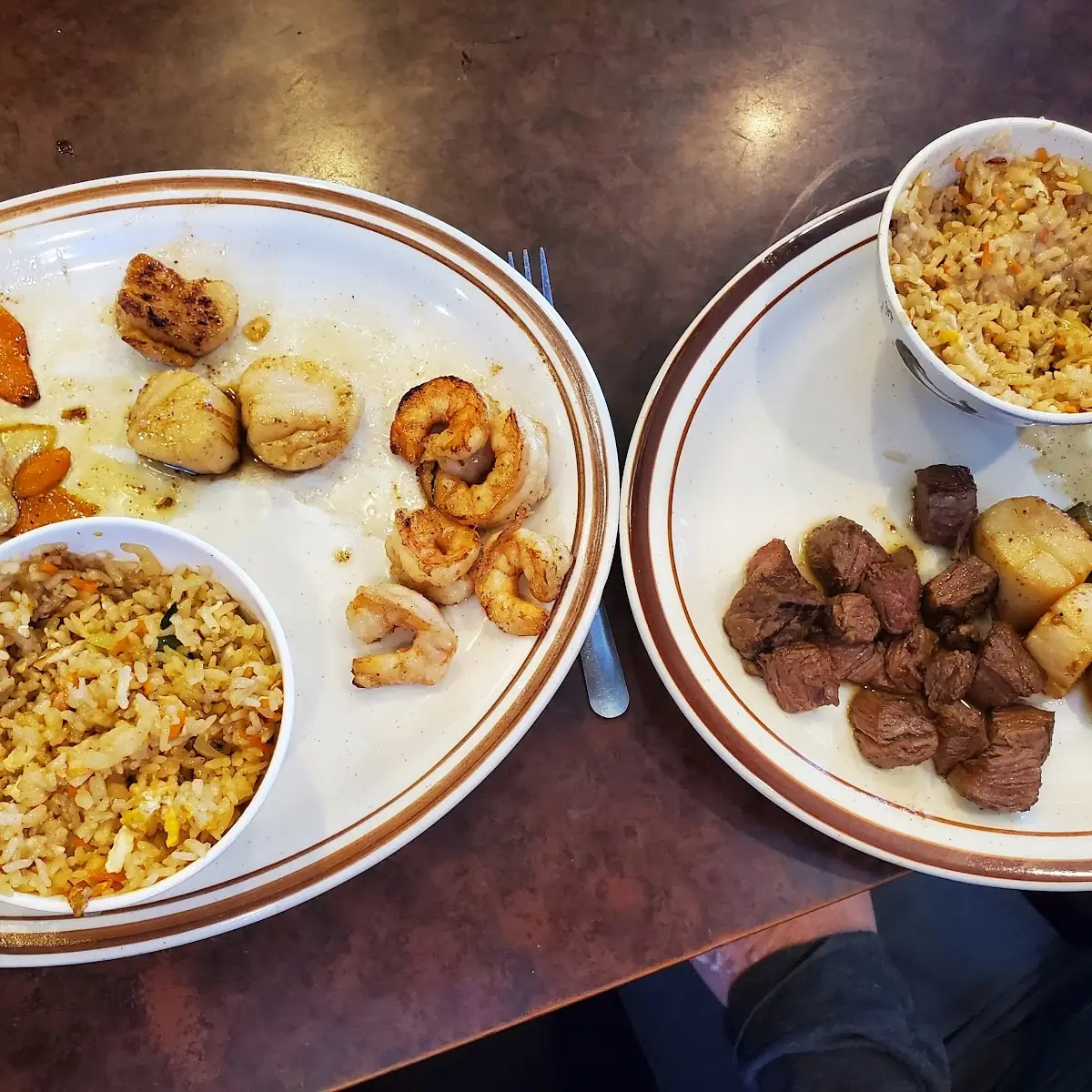 Kids filet mignon & shrimp