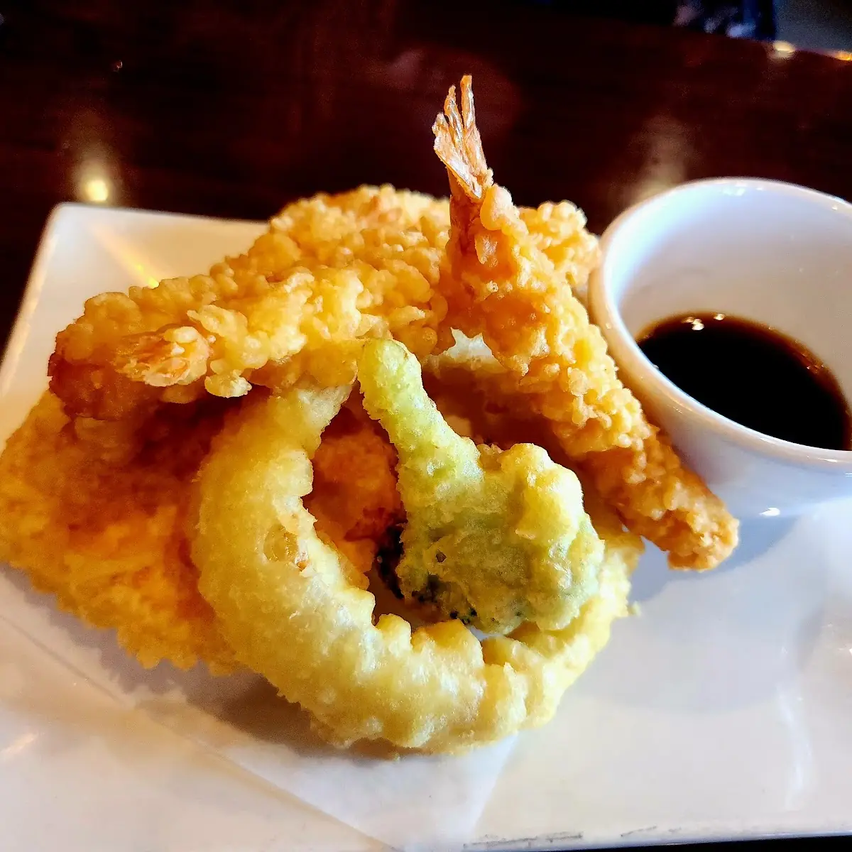 Shrimp and Vegetable Tempura Appatizer