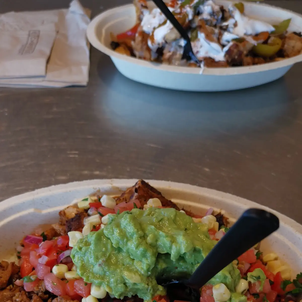 Barbacoa and Asada Burrito