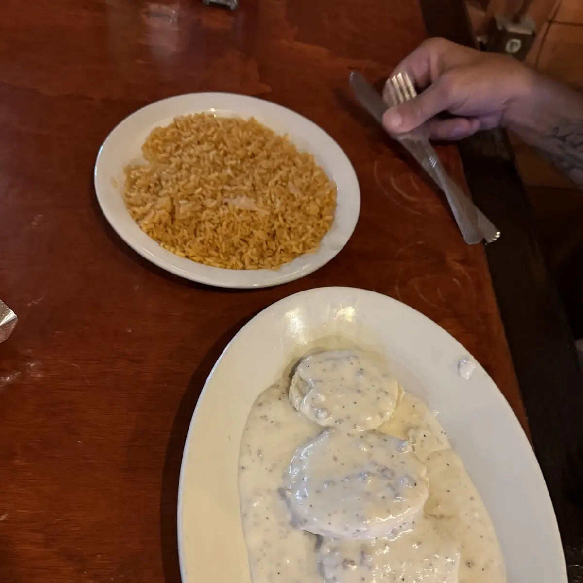 Sausage Gravy and Biscuits