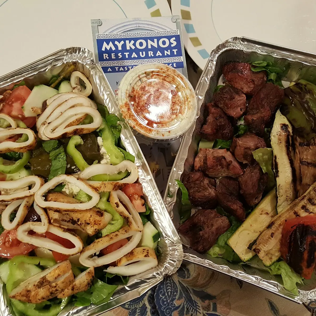 Pork Souvlaki Platter