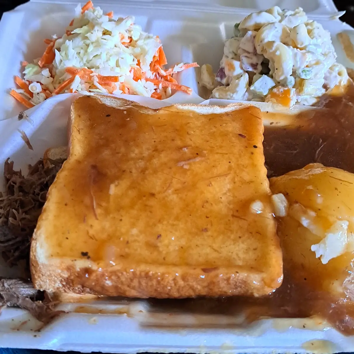 Hot Beef w Gravy Mashed Potatoes