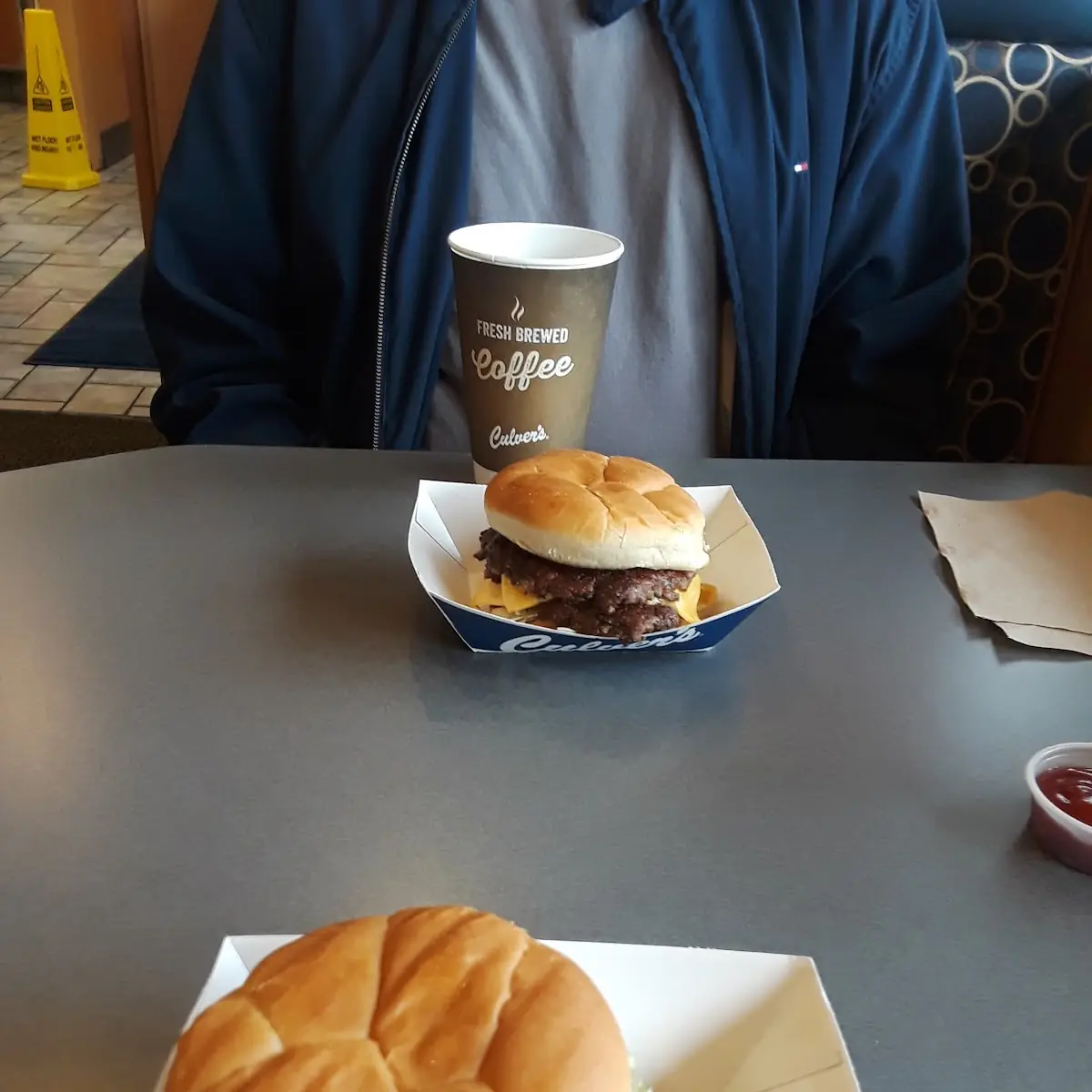 Culver's Famous Double Cheeseburger