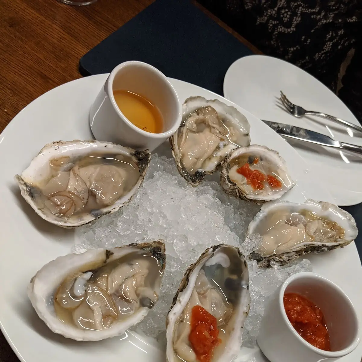 East Coast Oysters on the Half Shell