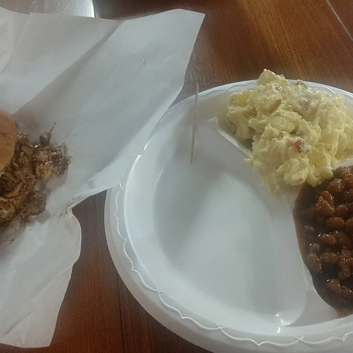 Regular BBQ Sandwich Plate