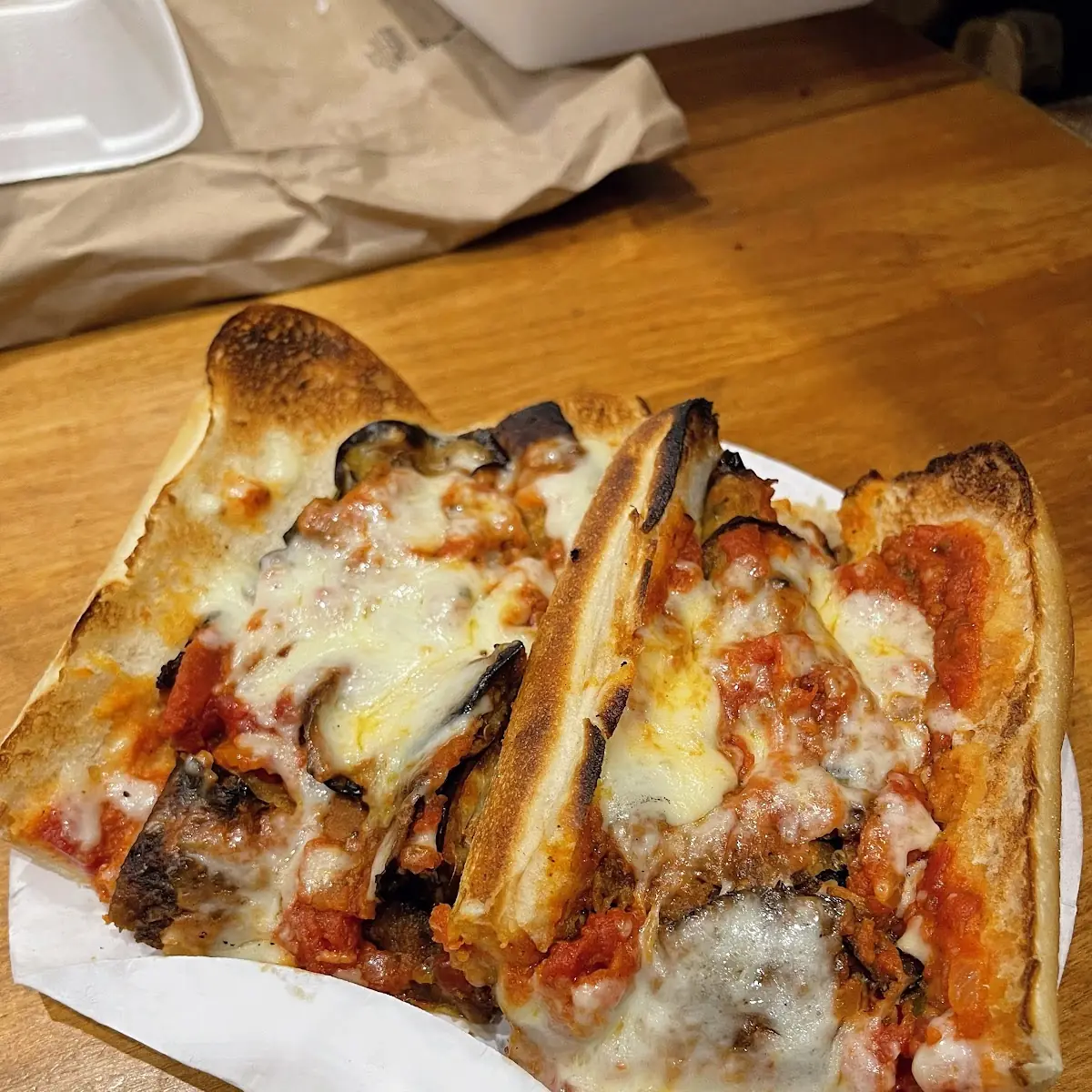 Eggplant Parmigiana Sub