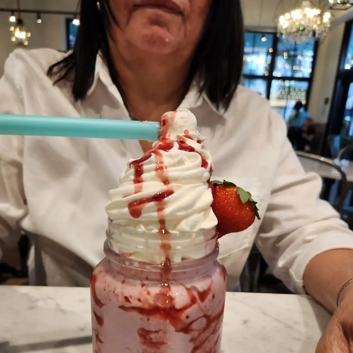 Iced Strawberry Matcha