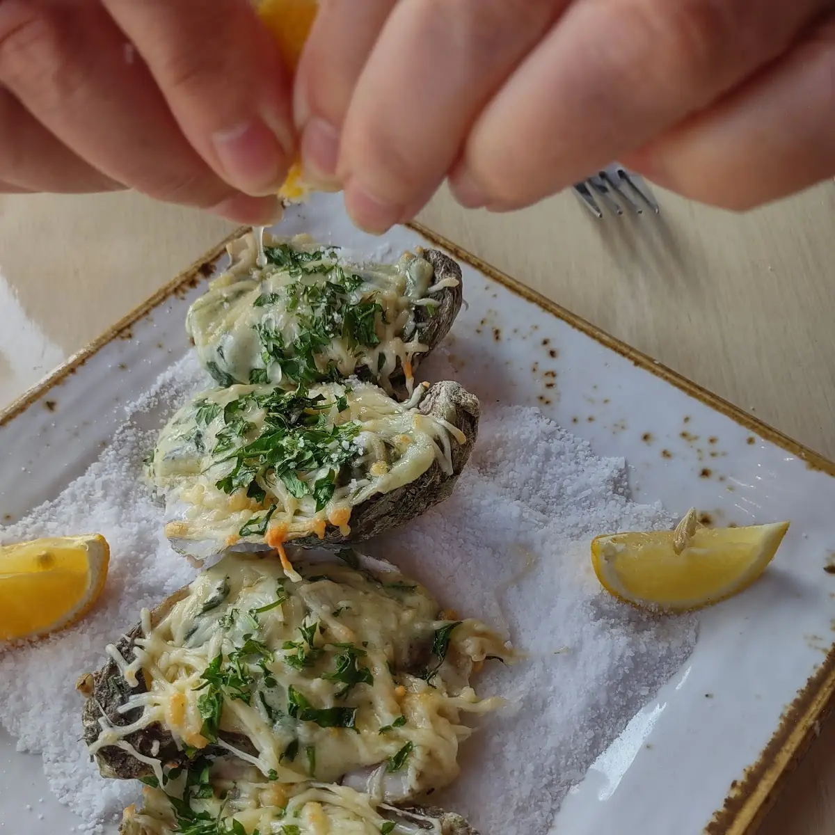 Wood Fired Crab Imperial Oysters