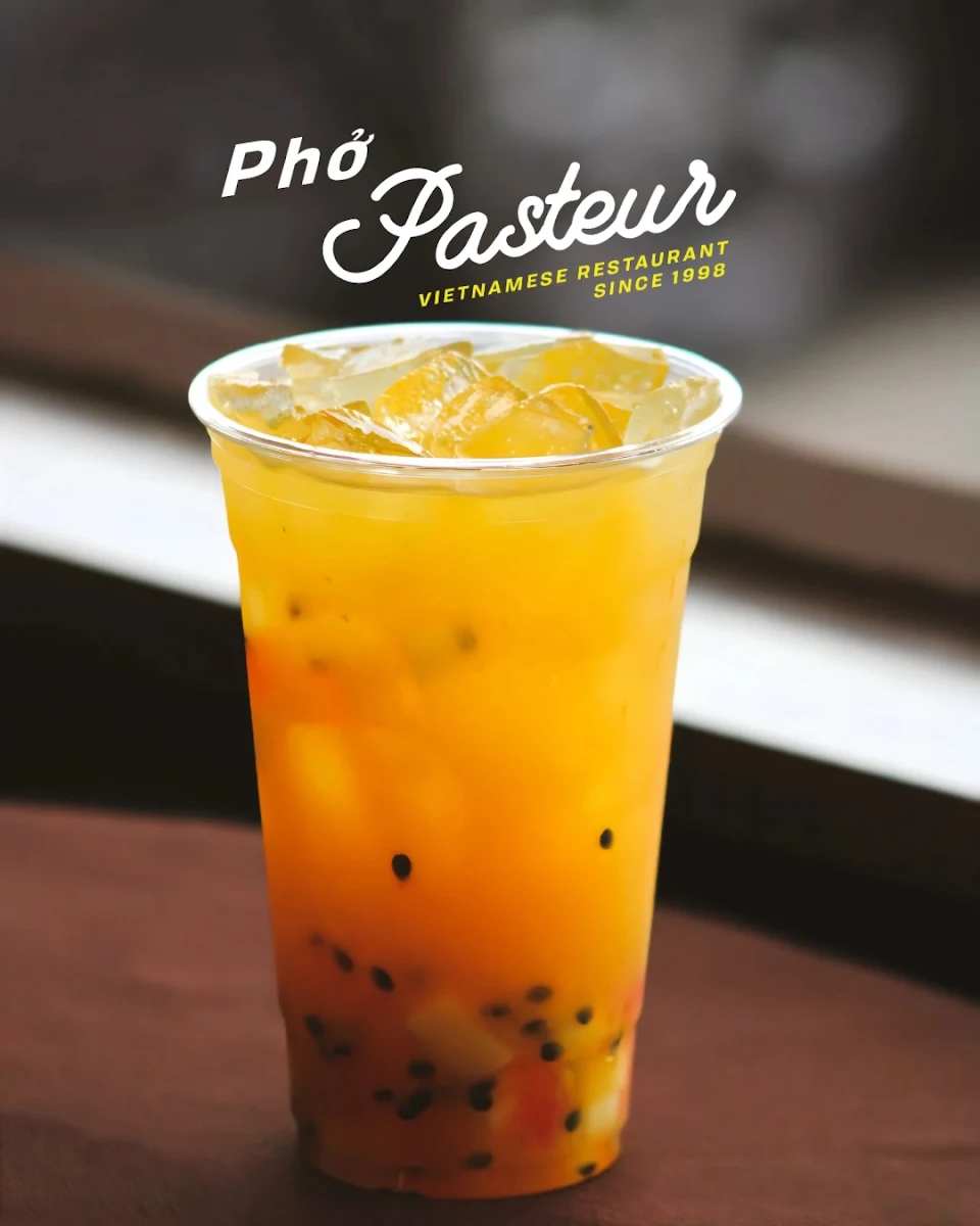 Passionfruit Tea w Fruit Jelly Chanh Dây