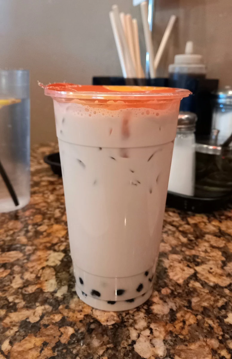 88. Thai Tea - Boba Tea (Tra Thai Tran Chau)