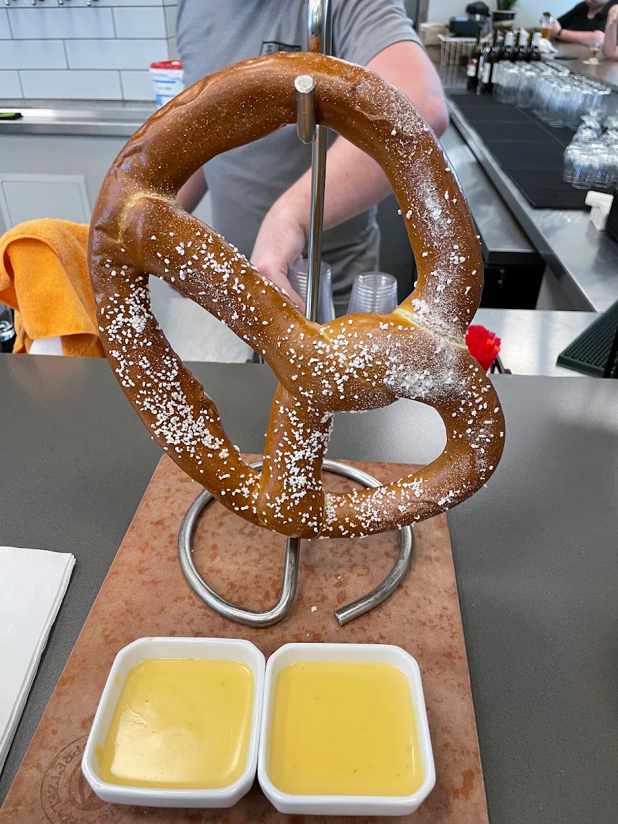 Pretzel with Beer Cheese