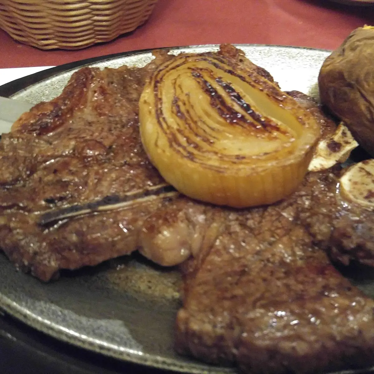 Filet Mignon with Loaded Baked Potato