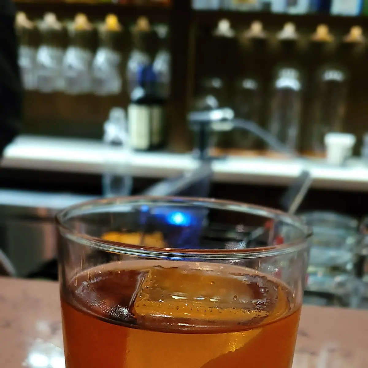 Pecan Smoked Old Fashioned