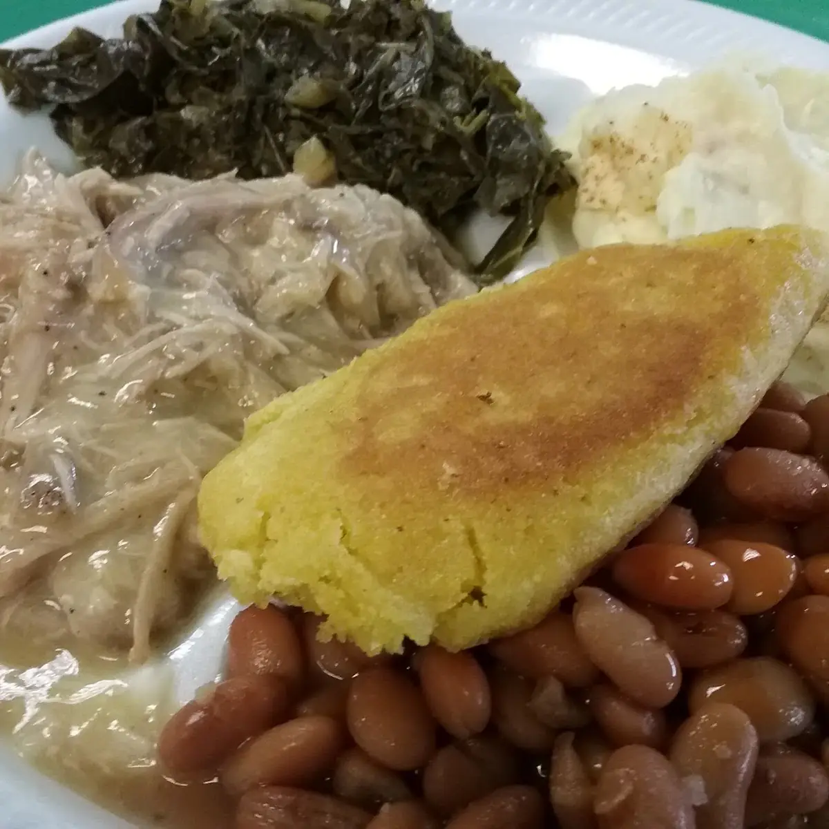 Collards and Potato Salad