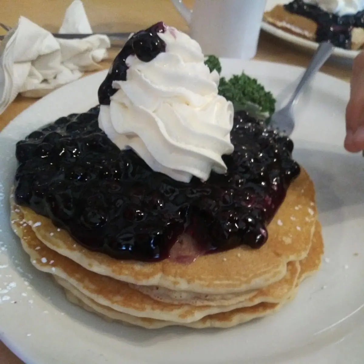 Senior Blueberry Pancakes or Waffle