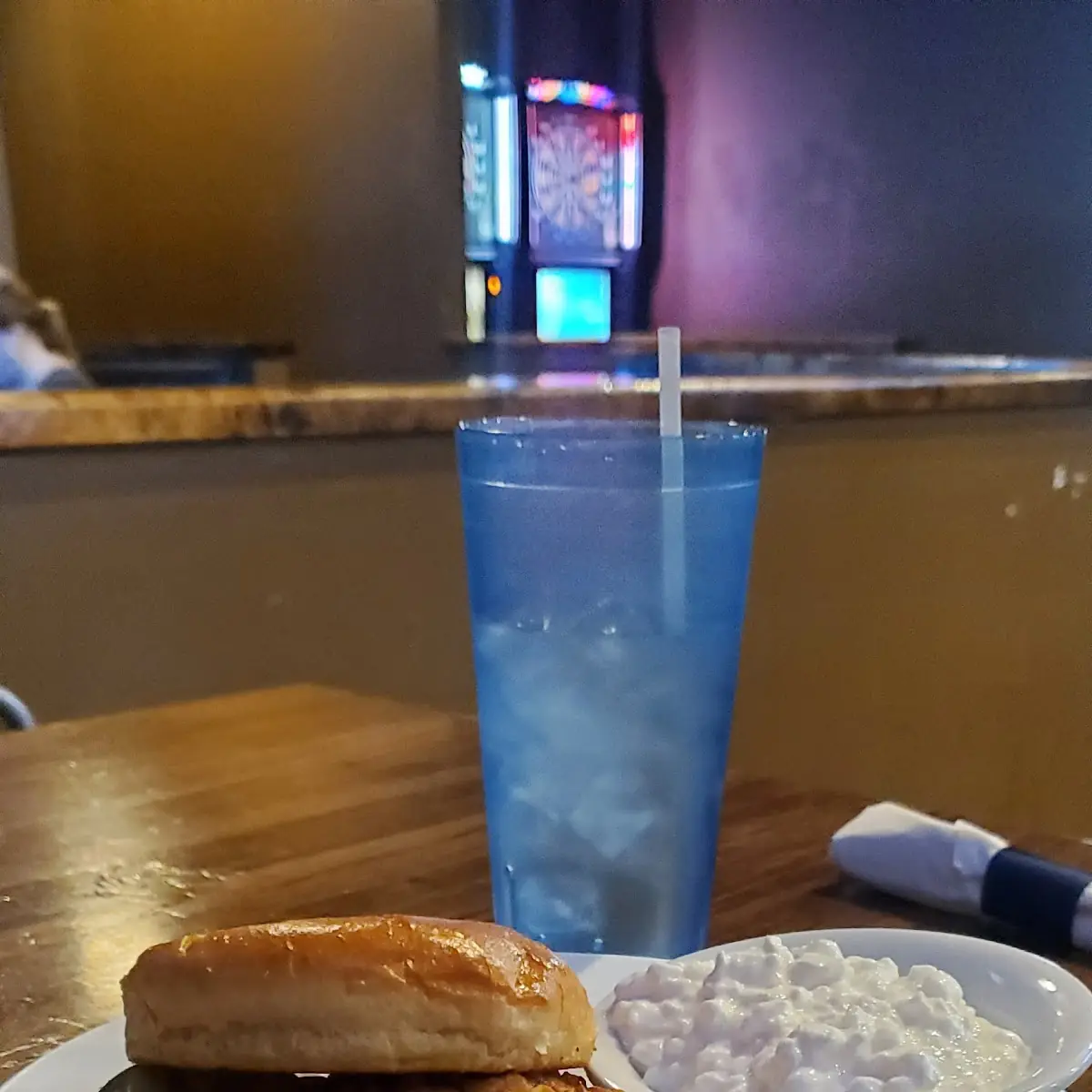 Hand Breaded Tenderloin Sandwich with Cottage Cheese