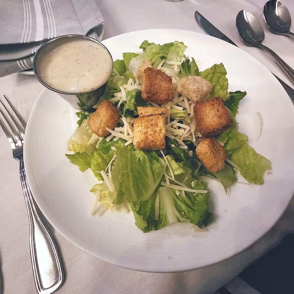 Chicken Caesar Salad Appetizer