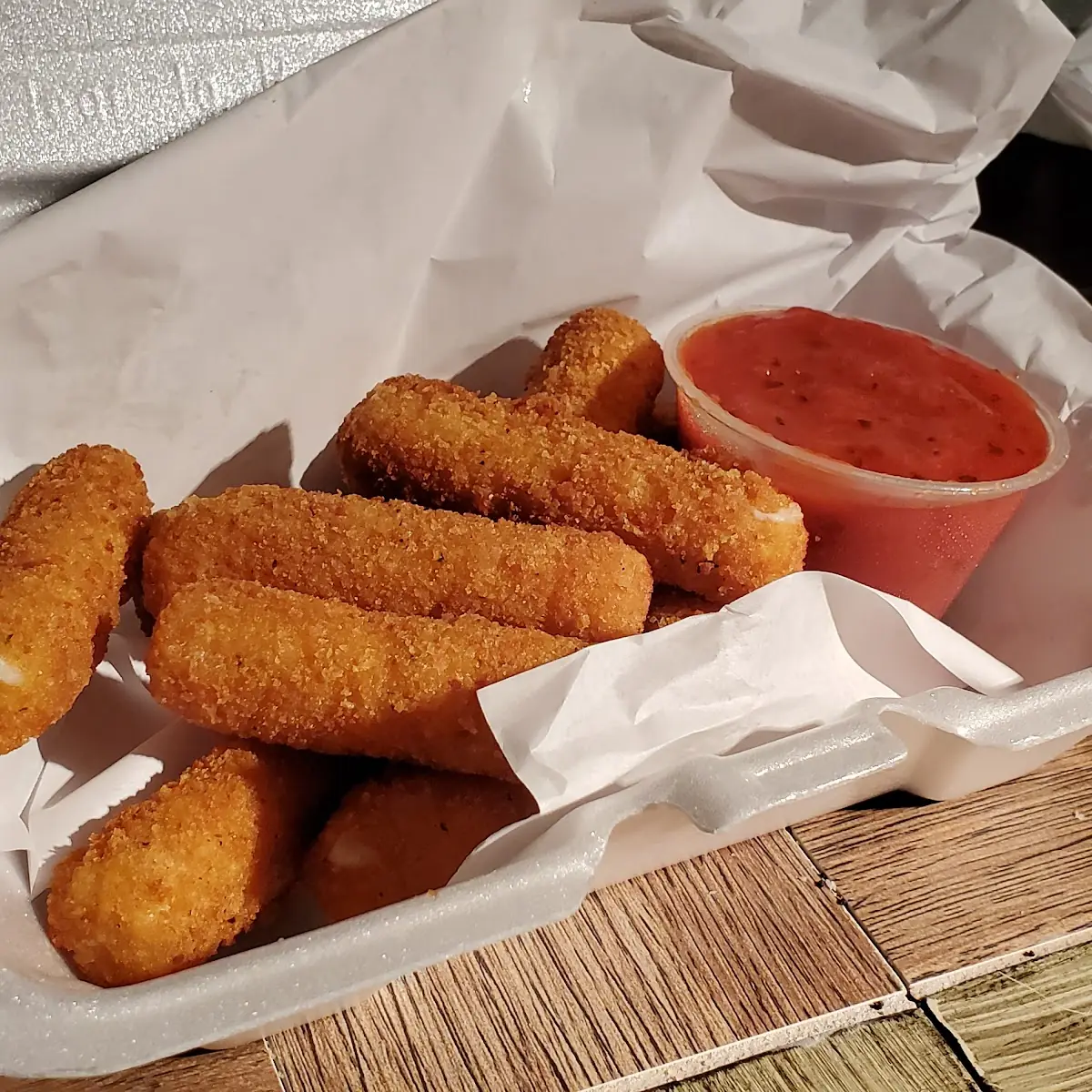 Fried Mozzarella Sticks