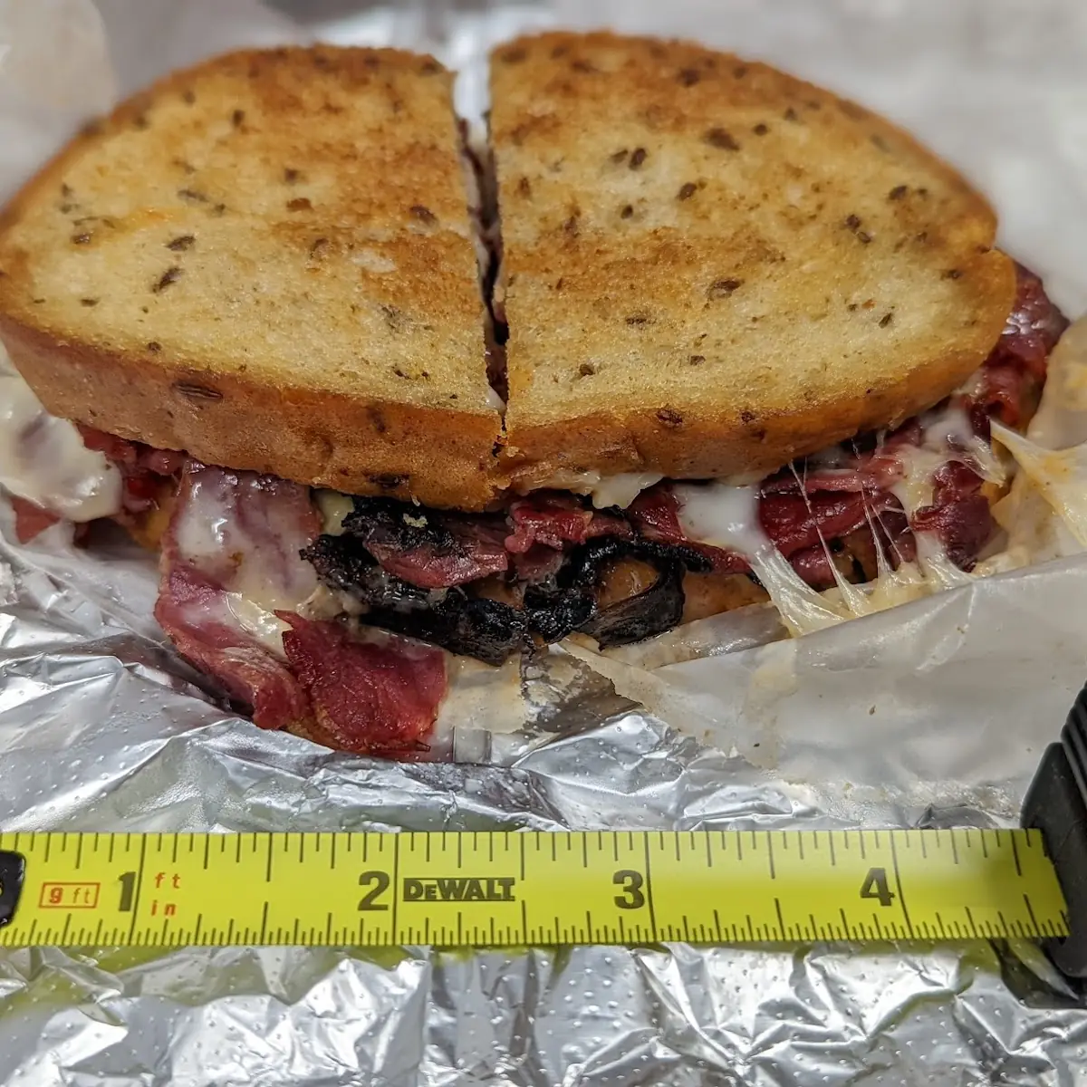 Hot Pastrami Sandwich