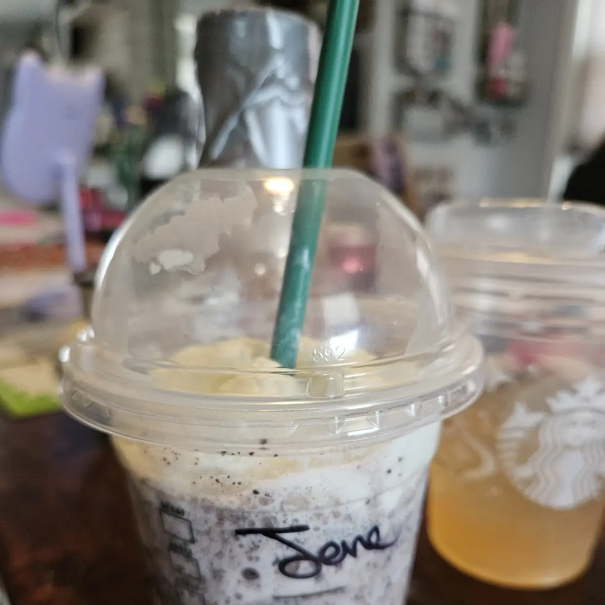 Salted Carmel Cold Brew with Carmel Drizzle