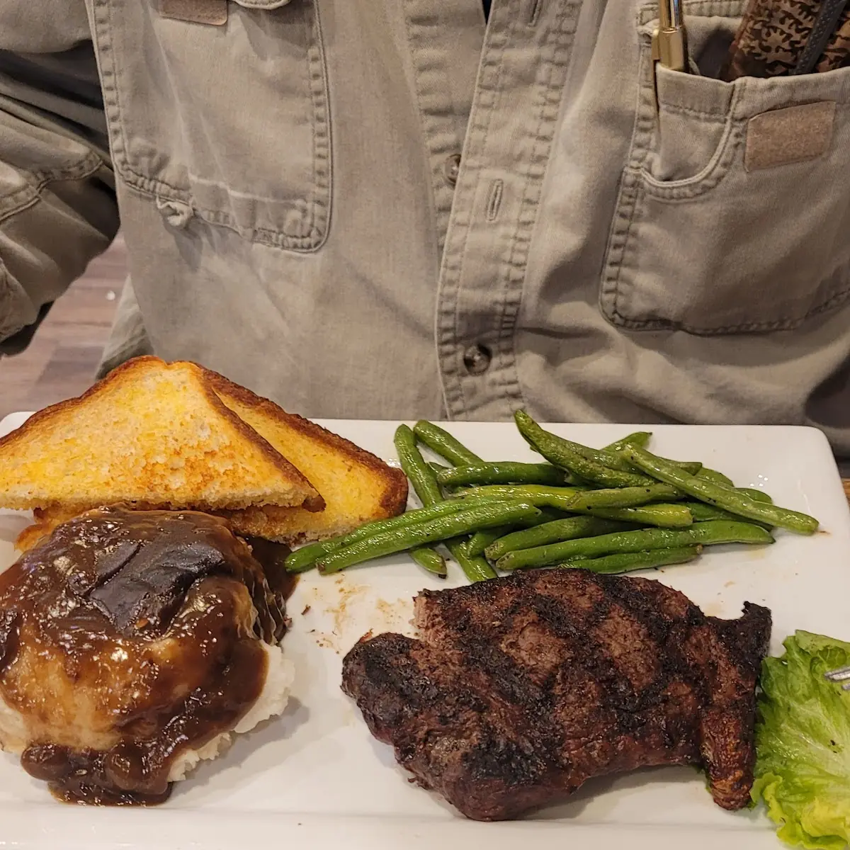 Buffalo Steak Dinner