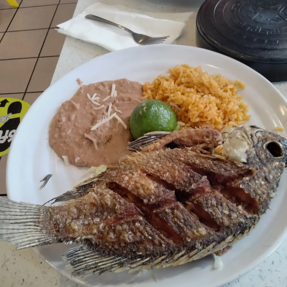 Mojarra Frita Fried Tilapia