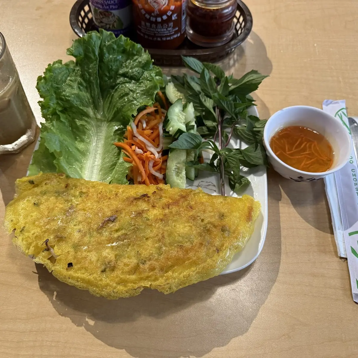 Vietnamese Crispy Crepe Bánh Xèo