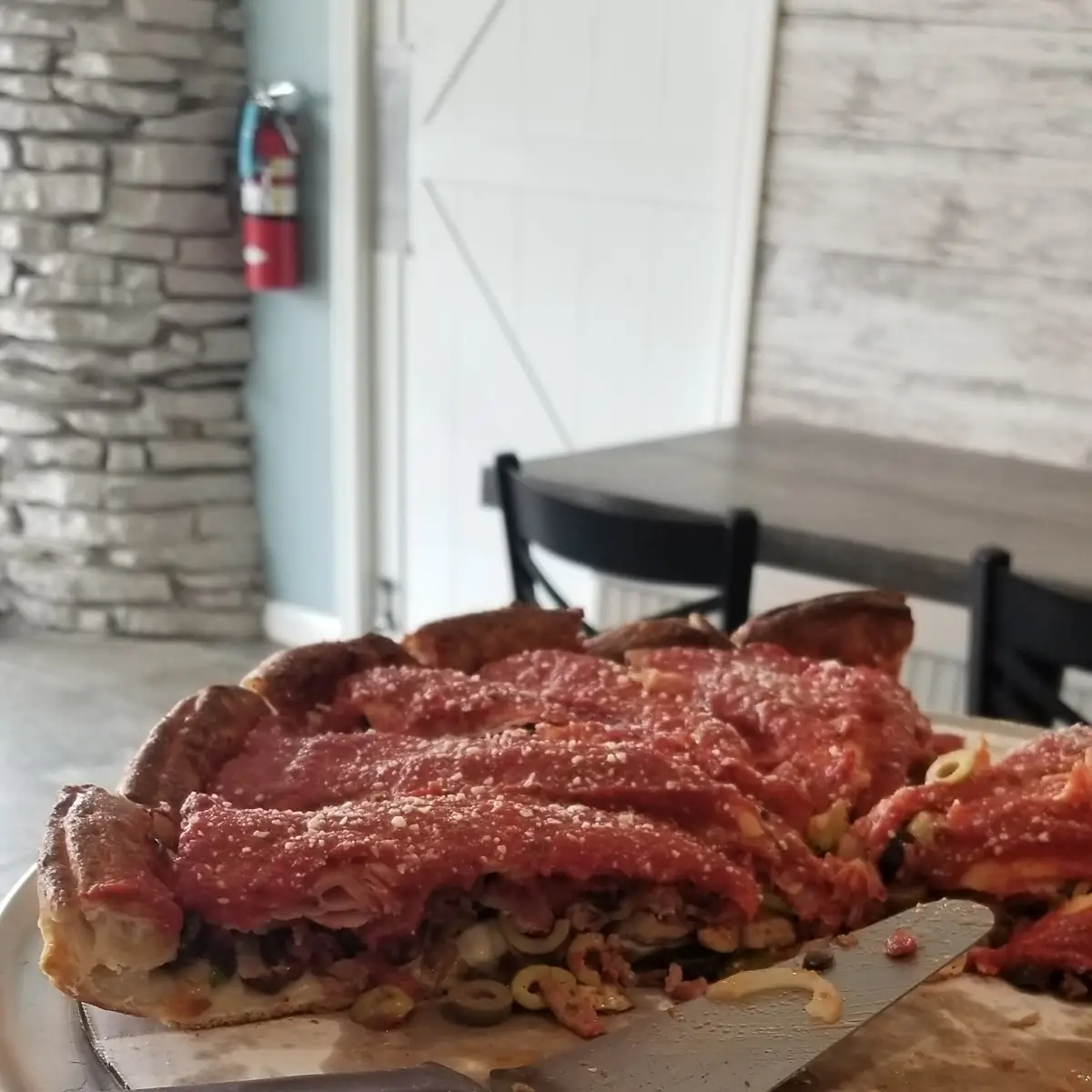 Chicago Style Super Supreme Pizza