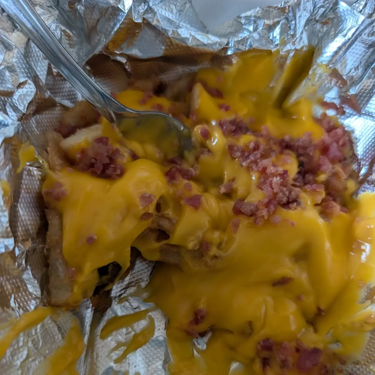 Loaded Fries Cheese and Bacon