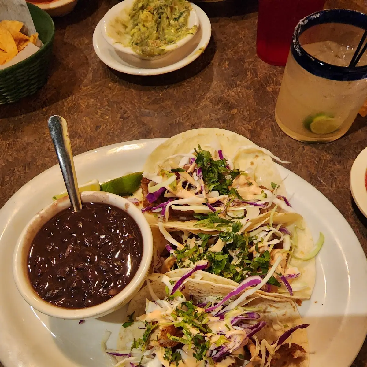 Fish Tacos with Black Beans